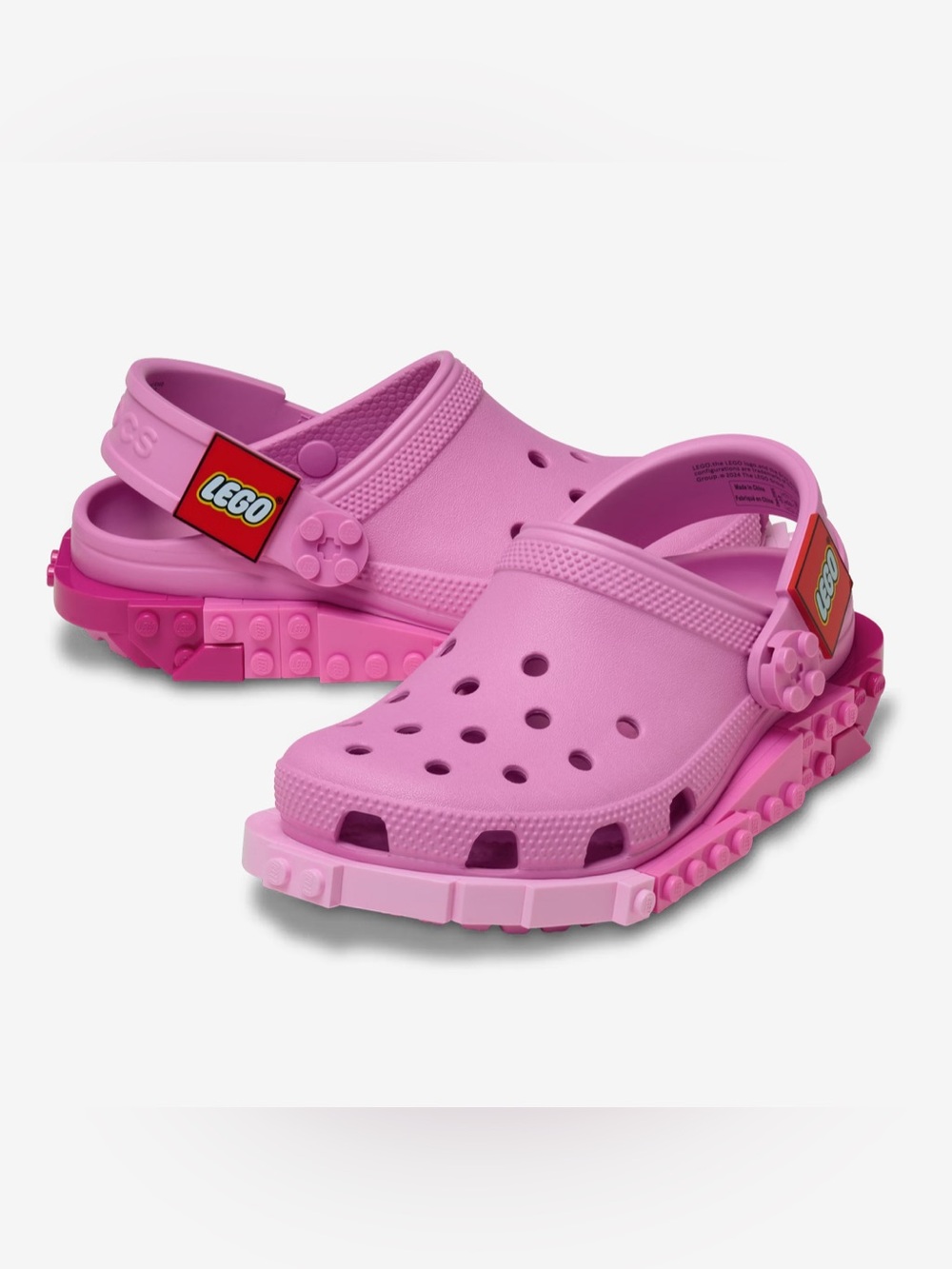 LEGO Kids' Pink Clog Sandals J5 can fits womens size 7